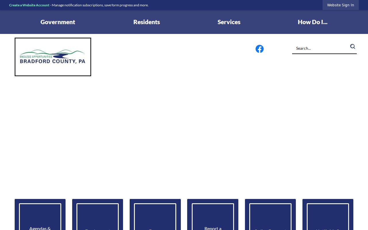 Bradford County criminal history county government directory